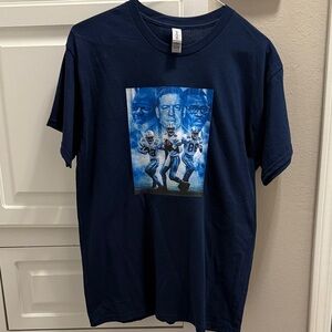 Gildan Navy Blue Graphic Short Sleeve Tee